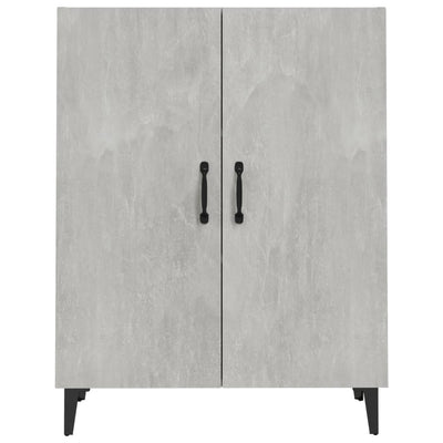 Senkki betoninharmaa 70x34x90 cm tekninen puu