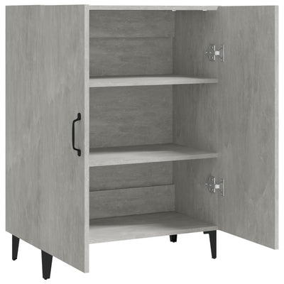 Senkki betoninharmaa 70x34x90 cm tekninen puu