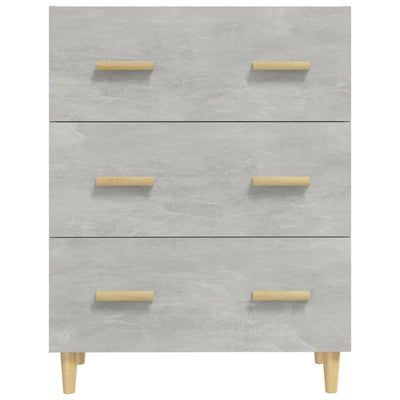 Senkki betoninharmaa 70x34x90 cm tekninen puu