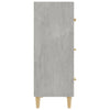 Senkki betoninharmaa 70x34x90 cm tekninen puu