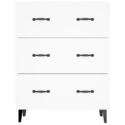 Valkoinen senkki Anasiea 69,5x34x90cm (puinen)