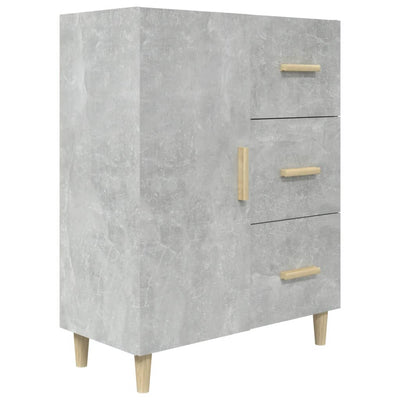 Senkki betoninharmaa 69,5x34x90 cm tekninen puu
