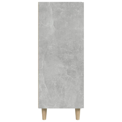 Senkki betoninharmaa 69,5x34x90 cm tekninen puu