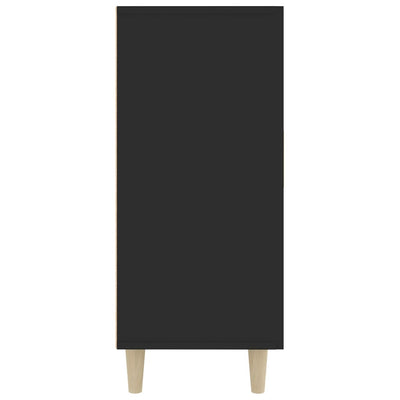 Senkki musta 90x34x80 cm tekninen puu