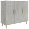 Senkki betoninharmaa 90x34x80 cm tekninen puu