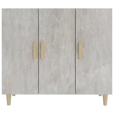 Senkki betoninharmaa 90x34x80 cm tekninen puu