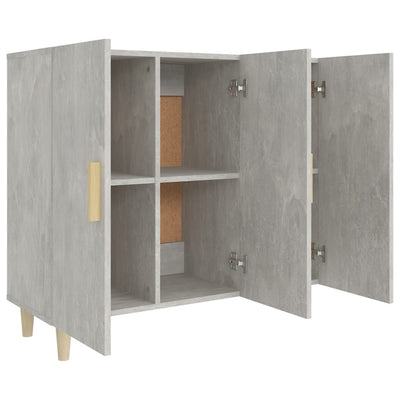 Senkki betoninharmaa 90x34x80 cm tekninen puu