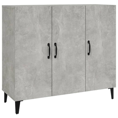 Senkki betoninharmaa 90x34x80 cm tekninen puu