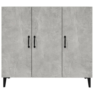 Senkki betoninharmaa 90x34x80 cm tekninen puu
