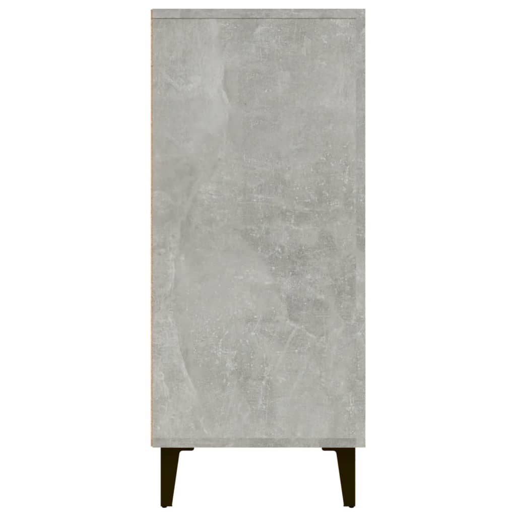 Betoninharmaa senkki Anelice 90x34x80cm (puinen)