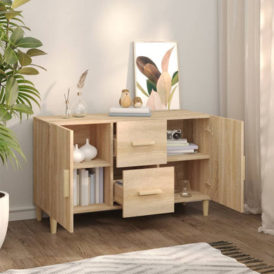 Senkki Sonoma-tammi 100x36x60 cm tekninen puu
