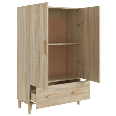 Kaappi Sonoma-tammi 70x31x115 cm tekninen puu