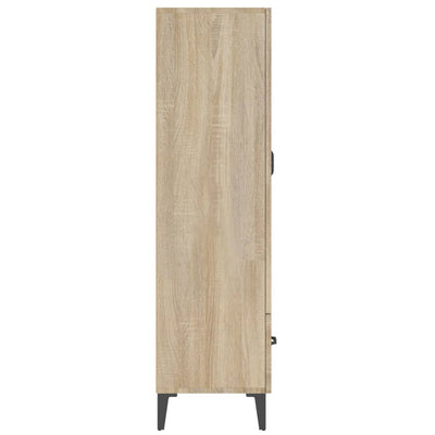 Kaappi Sonoma-tammi 70x31x115 cm tekninen puu