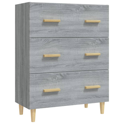 Senkki harmaa Sonoma 70x34x90 cm tekninen puu