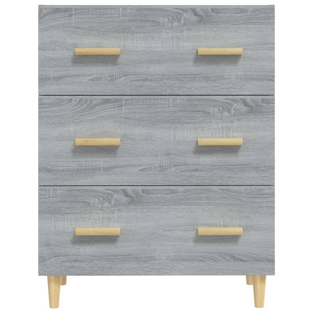 Harmaa senkki Ersilica 70x34x90cm (puinen)