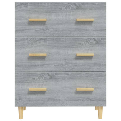 Senkki harmaa Sonoma 70x34x90 cm tekninen puu