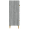 Senkki harmaa Sonoma 70x34x90 cm tekninen puu