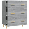 Senkki harmaa Sonoma 70x34x90 cm tekninen puu