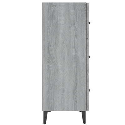 Senkki harmaa Sonoma 69,5x34x90 cm tekninen puu
