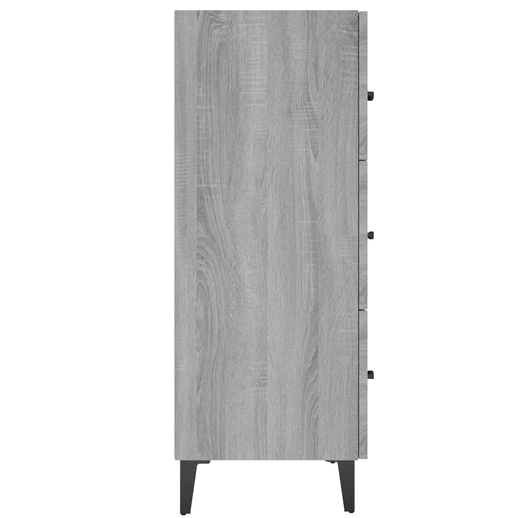 Harmaa senkki Anasiea 69,5x34x90cm (puinen)