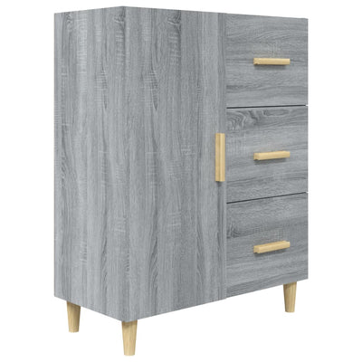 Senkki harmaa Sonoma 69,5x34x90 cm tekninen puu