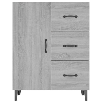 Senkki harmaa Sonoma 69,5x34x90 cm tekninen puu