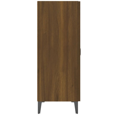 Senkki ruskea tammi 69,5x34x90 cm tekninen puu