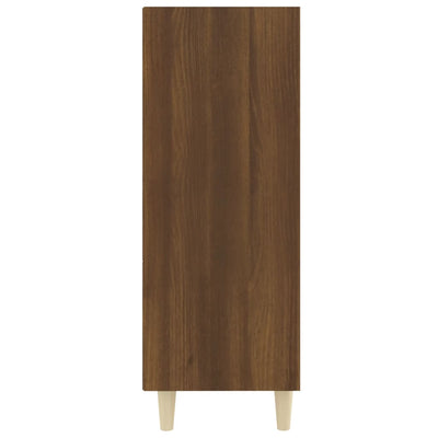 Senkki ruskea tammi 69,5x32,5x90 cm tekninen puu