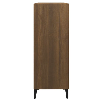 Senkki ruskea tammi 69,5x32,5x90 cm tekninen puu