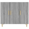 Senkki harmaa Sonoma 90x34x80 cm tekninen puu