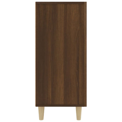 Senkki ruskea tammi 90x34x80 cm tekninen puu