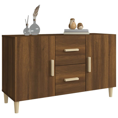 Senkki ruskea tammi 100x36x60 cm tekninen puu