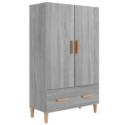 Kaappi harmaa Sonoma 70x31x115 cm tekninen puu