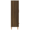 Kaappi ruskea tammi 70x31x115 cm tekninen puu