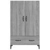 Kaappi harmaa Sonoma 70x31x115 cm tekninen puu