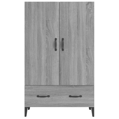 Kaappi harmaa Sonoma 70x31x115 cm tekninen puu