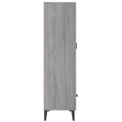 Kaappi harmaa Sonoma 70x31x115 cm tekninen puu