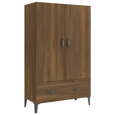 Kaappi ruskea tammi 70x31x115 cm tekninen puu