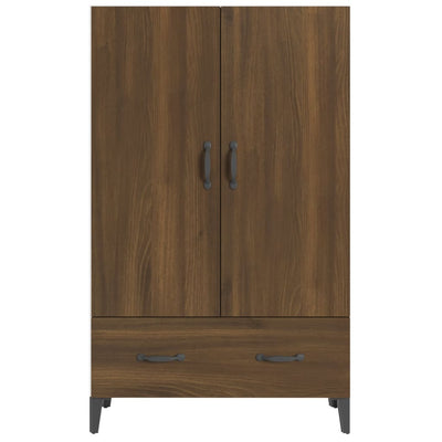 Kaappi ruskea tammi 70x31x115 cm tekninen puu