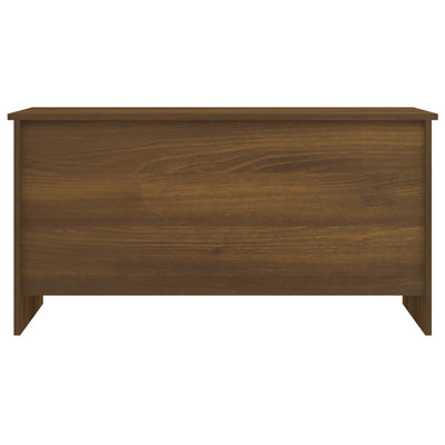 Sohvapöytä ruskea tammi 102x55,5x52,5 cm tekninen puu