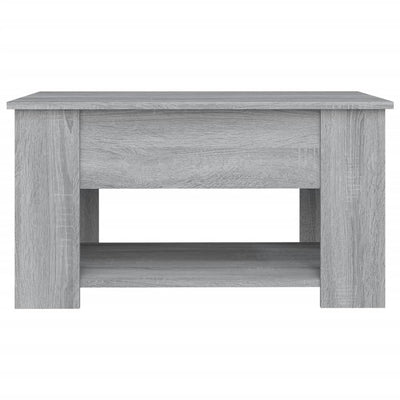 Sohvapöytä harmaa Sonoma 79x49x41 cm tekninen puu