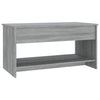 Sohvapöytä harmaa Sonoma 102x50x52,5 cm tekninen puu