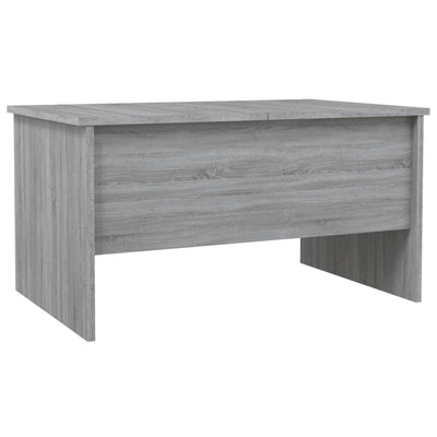 Sohvapöytä harmaa Sonoma 80x50x42,5 cm tekninen puu