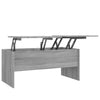 Sohvapöytä harmaa Sonoma 102x50,5x46,5 cm tekninen puu