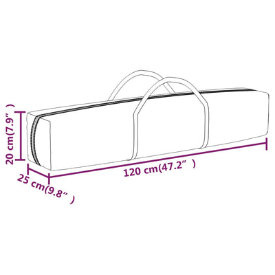 Kokoontaittuva juhlateltta sininen 2x2 m