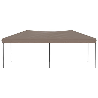 Kokoontaittuva juhlateltta taupe 3x6 m