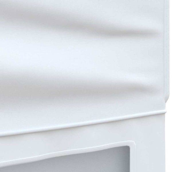 Valkoinen kokoontaittuva juhlateltta sivuseinillä Mefodie 3x6 m