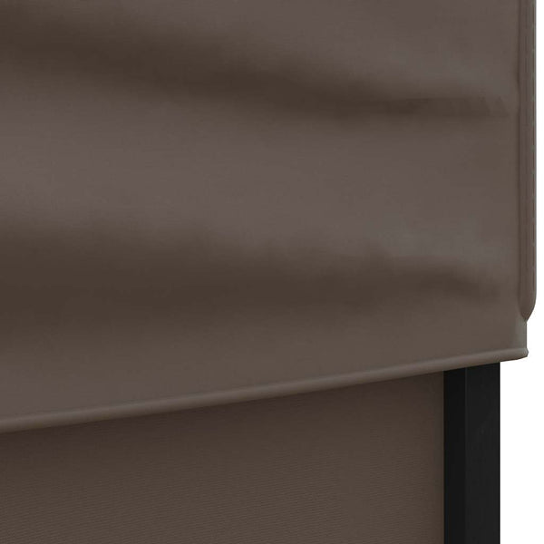 Taupe kokoontaittuva juhlateltta sivuseinillä Mefodie 3x6 m