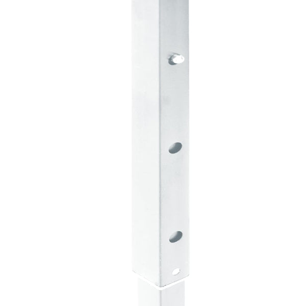 Valkoinen kokoontaittuva juhlateltta sivuseinillä Holczer 3x6 m