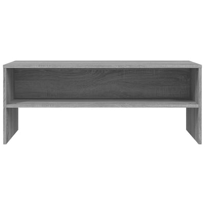 TV-taso harmaa Sonoma 100x40x40 cm tekninen puu